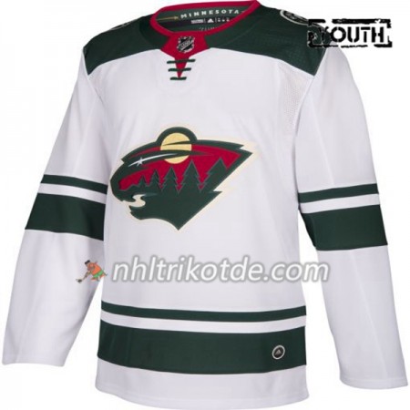 Minnesota Wild Trikot Blank Adidas Weiß Authentic - Kinder